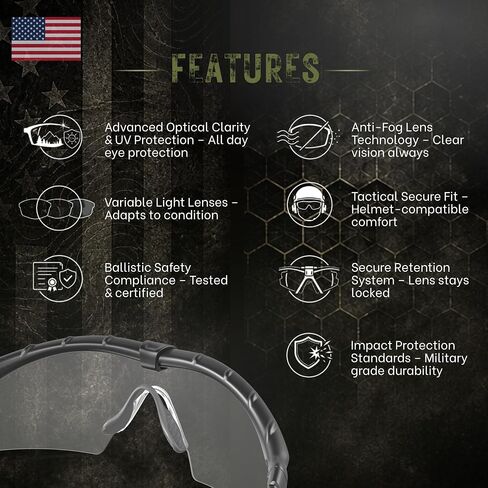 Oakley Standard Issue SI M Frame 2.0 Grey & Clear Set of Lens Military Grade Sunglasses With Official Eyewear Kit in Kuwait