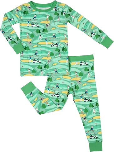 LollyBanks Toddler Pajamas, Two-Piece Long Sleeve Pajama Set, 95% Viscose and 5% Spandex, Toddler Sleepers in Saudi Arabia