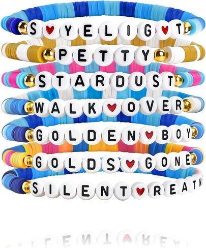 Singer Friendship Bracelets - Gifts Inspired Handmade Stackable Outfits Accessories Perfect Merchandise for Fans' Birthdays, Concert Outfits, and Party Favors, for Fans in Saudi Arabia