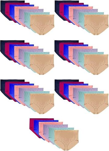 48 Pack Plus Size Womens Panties Wholesale, 3X 4X 5X 6X 7X, Ladies Briefs in Bulk, Homeless Shelters Charity Donations in Saudi Arabia