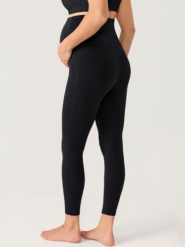 MOMANDA Seamless Maternity Leggings 25" | Natrelax collection, Pregnancy activewear, Over the belly, For women yoga workout in Kuwait