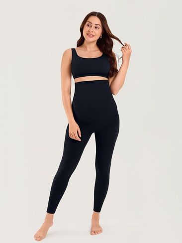 MOMANDA Seamless Maternity Leggings 25" | Natrelax collection, Pregnancy activewear, Over the belly, For women yoga workout in Kuwait