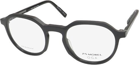 MOREL Oga 10174o Titanium Eyeglass Frame/Glasses Premium Acetate Plastic French Made No Allergy Lightweight Eyewear in Kuwait