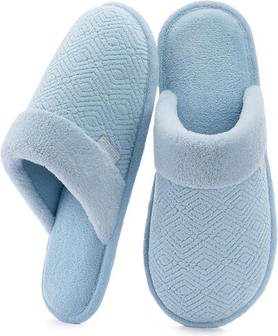 ULTRAIDEAS Women's Cozy Slip-on Slippers Soft Warm Lightweight Bedroom Slippers for Women, Memory Foam Indoor House Shoes in Saudi Arabia