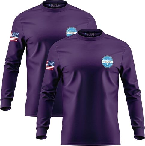 2 Pack Custom Heavy Cotton Shirt for Men – Personalized Long Sleeve Tee Add Logo, Text, or Image Custom Shirts in Kuwait