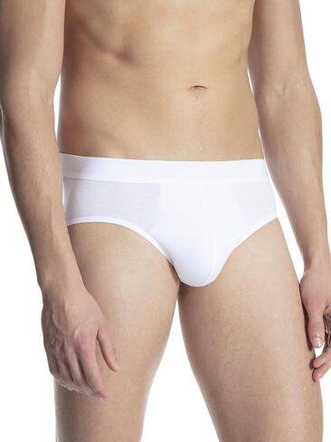Calida Cotton Code Men's Brief | Classic Cotton Underwear with Elastic Waistband | Breathable Double-Layer Pouch in Saudi Arabia