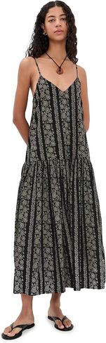 THE GREAT. Women's The Drop Waist Midi Dress in Saudi Arabia