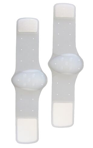 FlexaMed Silicone Adjustable Elastic Arch Plantar Fasciitis Bandage Brace Pair- Small in Kuwait