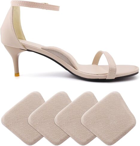 Pigskin High Arch Support Pads Inserts for Women Sandals/High Heels/Flats,0.47 Inch Thickness,Self Adhesive, Arch Support Cushion Insoles for Plantar Fasciitis & Flat Feet Relief Pain, 2 Pairs in Saudi Arabia