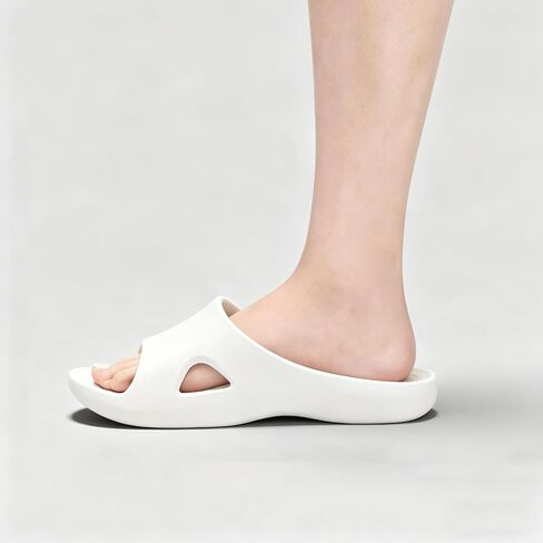 Arch-Support Men Women's Slide Sandals - Cushioned Cloud Summer Women House Slippers Comfy Shoes for Indoor Outdoor Pool Beach in Kuwait