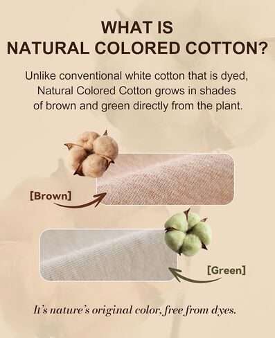 Sunm Boutique Undyed Cotton Underwear for Women, Natural Colored Cotton High Waisted Briefs, Skin-Friendly Women's Panties in Saudi Arabia