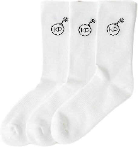 The 365 Sock Durable Kids Crew Socks, Hole-Resistant Nylon, Reinforced Toe & Heel, 3-Pack in Saudi Arabia