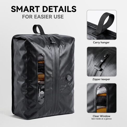 Compression Packing Cubes for Travel with Electric Pump, Vacuum Travel Organizer Set for Carry-On Luggage, Shoe Bag & Toiletry Bag, 5-Piece in Saudi Arabia