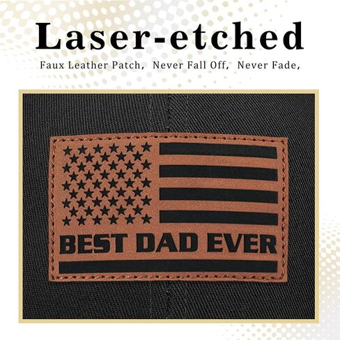 Best Dad Ever Hats American Flag Baseball Cap in Kuwait