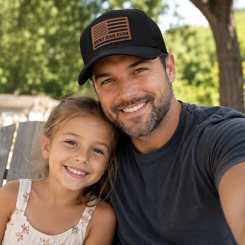Best Dad Ever Hats American Flag Baseball Cap in Kuwait