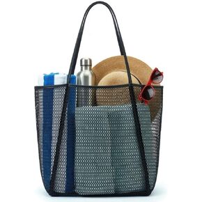 Beach Tote Bag for Women – Waterproof Mesh Tote Bag, Large Capacity Sandproof Beach Bags for Travel in Saudi Arabia