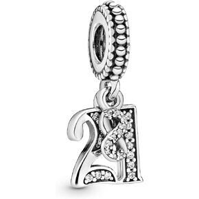 PANDORA 21 Years of Love Dangle Charm, 797263CZ in Kuwait