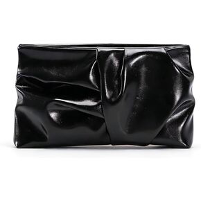 Womens Evening Bag Luxury PU Leather Clutch Purse with Fashionable Pleated Design Handbag for Wedding Party Prom Date Night in Saudi Arabia