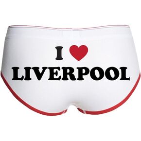 CafePress I Love Liverpool Women's Boy Brief Women's Boy Brief, Boyshort Panty Underwear with Novelty Design in Saudi Arabia