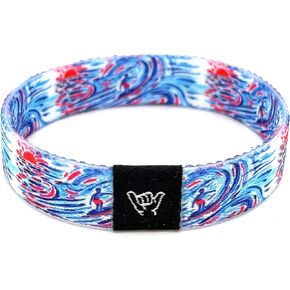 Hang Loose Bands - Coastal Surfer Beach Bracelet for Men, Women & Teens - Comfy Summer - Boho Reversible Wristband- Surfer Dude| Small: 6.5" (most common fitting size) in Saudi Arabia