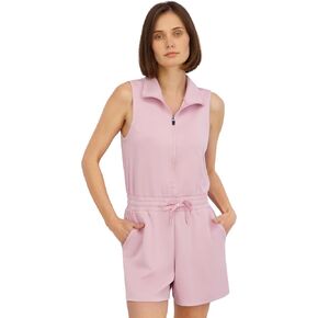 Spyder Women's Harmony Scuba Knit French Terry Sleeveless Romper in Kuwait