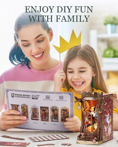 Rolife DIY Book Nook Kits Sunset Street Scene+Fall into Wonder in Kuwait