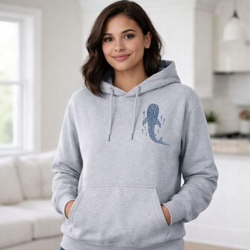 Whale Shark Hoodie Christian Hoodies Christian Sweatshirts for Women Jesus Hoodie Faith Sweatshirt Jesus Sweatshirt in Kuwait