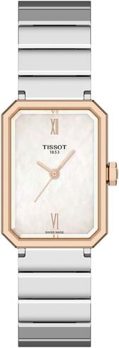 Tissot SRV 30mm, Swiss Quartz Watch for Women, Stainless Steel Case, White Mother of Pearl Dial, T1601102111300 in Kuwait