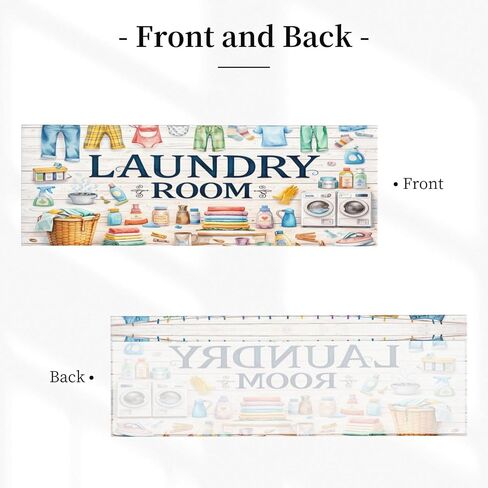 Laundry Room Valance Curtain for Kitchen Window Light Filtering Rod Pocket Small Short Valances for Living Room Bathroom 1 Panel 52x18 Inch in Saudi Arabia