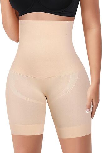 Werena Shapewear Shorts Tummy Control for Women High Waisted Body Shaper Underwear Slimming Slip Shorts Under Dresses in Kuwait