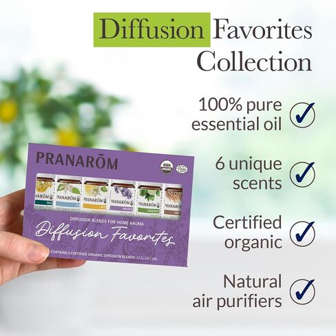 Pranarom - Diffusion Favorites Kit (6x5ml) - Peace, Zen, Uplift, Provence, Tranquility, Meditation in Saudi Arabia