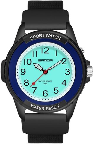 Waterproof Watches for Women – Big Face Sports Watch, Night Light, Analog, Lightweight in Saudi Arabia