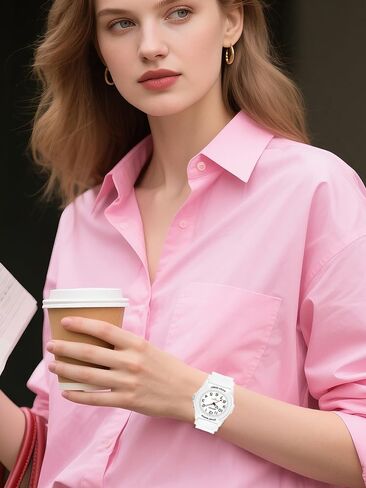 Waterproof Watches for Women – Big Face Sports Watch, Night Light, Analog, Lightweight in Kuwait