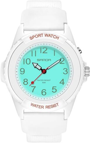 Waterproof Watches for Women – Big Face Sports Watch, Night Light, Analog, Lightweight in Kuwait