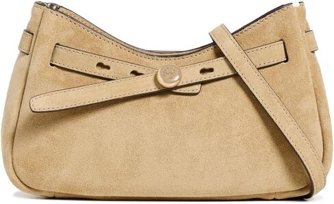 Tory Burch Women's Romy Suede Zip Top Crossbody Bag in Kuwait