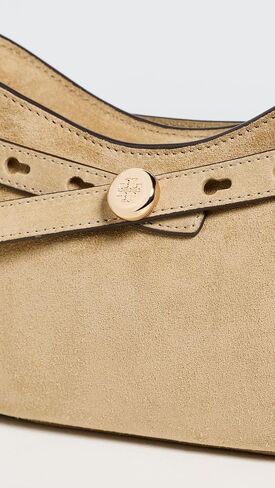 Tory Burch Women's Romy Suede Zip Top Crossbody Bag in Kuwait