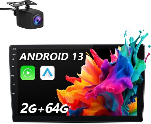 for Dodge RAM 1500 2500 3500 Radio Upgrade 2009 2010 2011 2012, Touch Screen Car Stereo, Wireless CarPlay Android Auto 4+64GB, Free Camera in Kuwait
