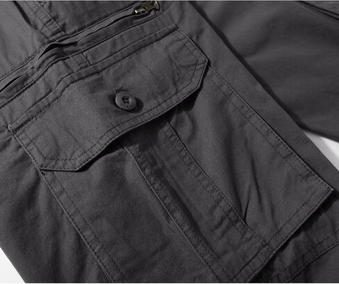 Mens Cargo Work Pants Cotton Casual Ripstop Wild Combat Hiking Pants with 8 Pockets in Saudi Arabia