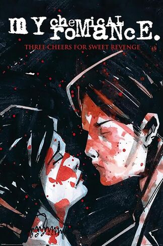 My Chemical Romance - Music Poster (Three Cheers For Sweet Revenge - Album Cover) (Size: 24" x 36") in Kuwait