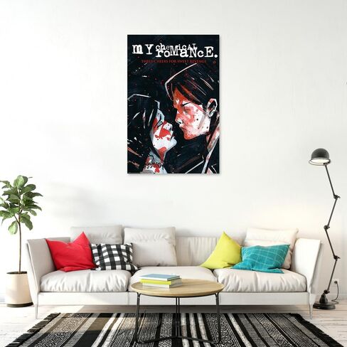My Chemical Romance - Music Poster (Three Cheers For Sweet Revenge - Album Cover) (Size: 24" x 36") in Kuwait