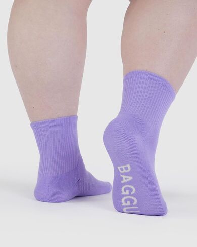 BAGGU Ribbed Sock - Wisteria in Saudi Arabia