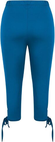 Aniywn Cropped Leggings for Women No Front Seam Capri Leggings Athletic Workout Knee Length Elastic High Waisted Yoga Pants in Saudi Arabia