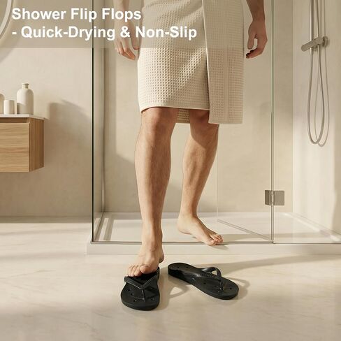 clootess Shower Shoes Men & Women Flip Flops Arch Support | Quick Drying | Non-Slip – Sandals | Slides | Slippers for Gym Pool Dorm Bathroom in Saudi Arabia