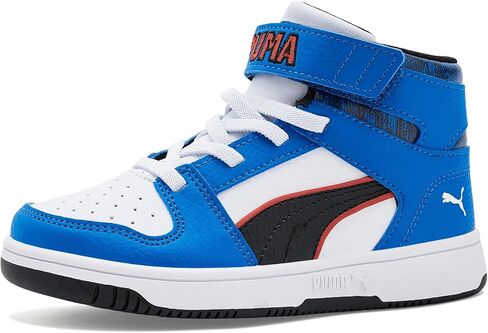 PUMA Kids Rebound Layup Mid Hook-and-Loop Shoes (Little Kid/Big Kid) in Kuwait