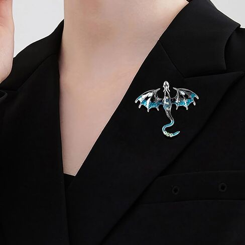 Animal Brooch for Men Vintage Metal Wildlife Lapel Pin Suit Jacket Badge Fashion Accessories for Men in Saudi Arabia