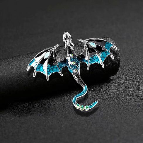 Animal Brooch for Men Vintage Metal Wildlife Lapel Pin Suit Jacket Badge Fashion Accessories for Men in Saudi Arabia