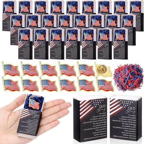 Landical Patriotic Pins 250th Bald Eagle Anniversary USA Gifts Military American Flag Lapel 250th Pins for Independence Day in Kuwait