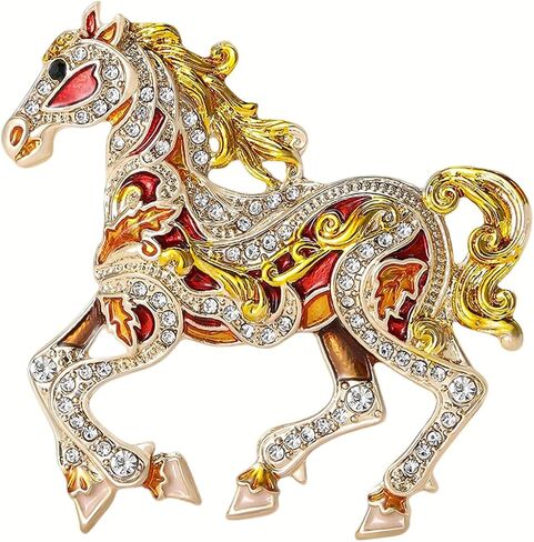 Animal Brooch for Men Vintage Metal Wildlife Lapel Pin Suit Jacket Badge Fashion Accessories for Men in Saudi Arabia