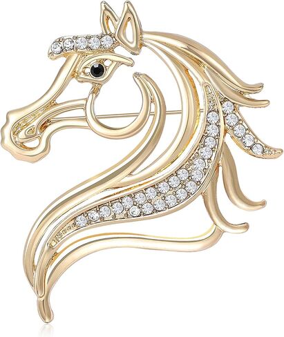 Animal Brooch for Men Vintage Metal Wildlife Lapel Pin Suit Jacket Badge Fashion Accessories for Men in Saudi Arabia