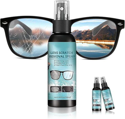 Lens Scratch Removal Spray-2pcs,scratch remover for sunglasses, Lens Scratch Remover, Glasses Lens Cleaning Spray for Sunglasses Screen Cleaning Tool in Saudi Arabia